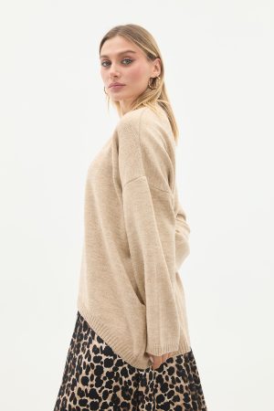 bisiklet yaka oversize basic triko kazak 144171.jpg