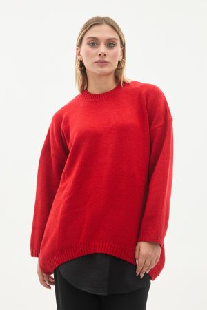 bisiklet yaka oversize basic triko kazak 144178.jpg