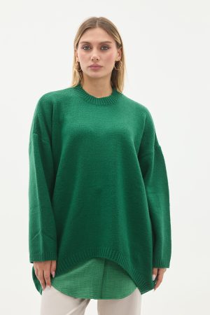 bisiklet yaka oversize basic triko kazak 144190.jpg