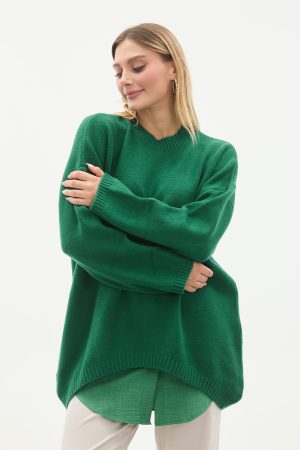 bisiklet yaka oversize basic triko kazak 144191.jpg