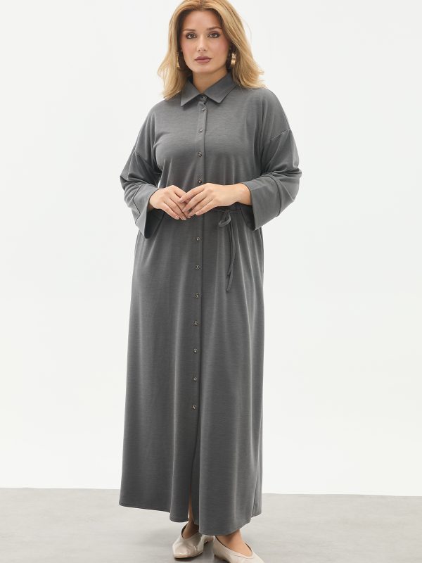 dugmeli bel ipli tam boy kap elbise 144125.jpg