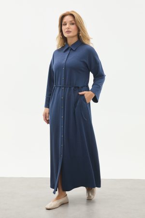 dugmeli bel ipli tam boy kap elbise 144130.jpg