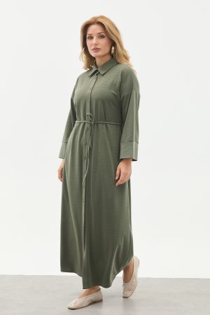 dugmeli bel ipli tam boy kap elbise 144134.jpg