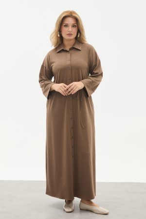 dugmeli bel ipli tam boy kap elbise 144140.jpg