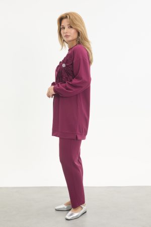 gul detayli ikili takim 143881.jpg