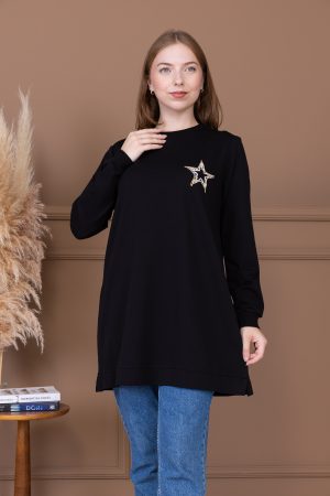 gunluk rahat sik yildizli tunik 143643.jpg