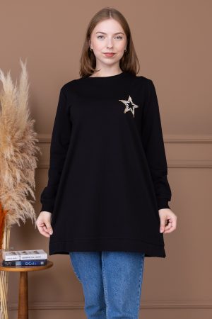 gunluk rahat sik yildizli tunik 143644.jpg