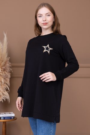 gunluk rahat sik yildizli tunik 143645.jpg