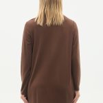 kristal bisiklet yaka armalı uzun tunik