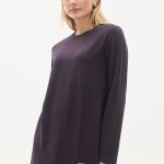 kristal bisiklet yaka armalı uzun tunik