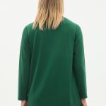 kristal bisiklet yaka armalı uzun tunik