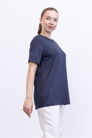 kristal likrali kisa kollu bisiklet yaka rahat kalip penye t shirt bluz iclik 143163 1.jpg