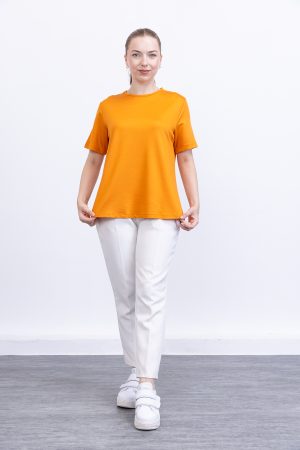 kristal likrali kisa kollu bisiklet yaka rahat kalip penye t shirt bluz iclik 143168 1.jpg