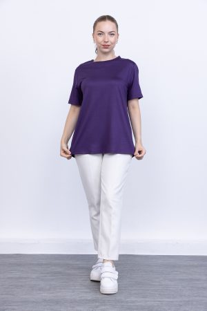 kristal likrali kisa kollu bisiklet yaka rahat kalip penye t shirt bluz iclik 143187 1.jpg