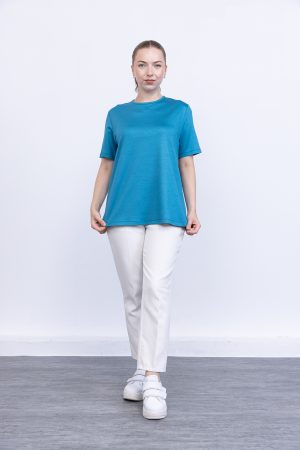 kristal likrali kisa kollu bisiklet yaka rahat kalip penye t shirt bluz iclik 143193 1.jpg