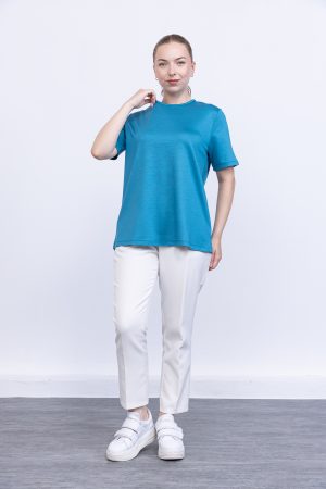 kristal likrali kisa kollu bisiklet yaka rahat kalip penye t shirt bluz iclik 143194 1.jpg