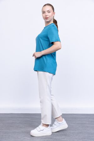 kristal likrali kisa kollu bisiklet yaka rahat kalip penye t shirt bluz iclik 143197 1.jpg