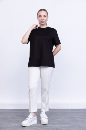 kristal likrali kisa kollu bisiklet yaka rahat kalip penye t shirt bluz iclik 143202 1.jpg