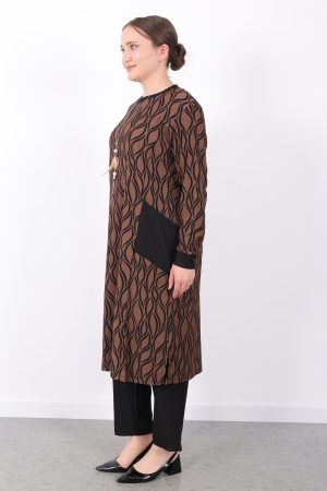 rahat mevsimlik gunluk burumcuk kumas desenli cepli kolyeli spor tunik 142580.jpg