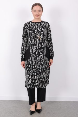 rahat mevsimlik gunluk burumcuk kumas desenli cepli kolyeli spor tunik 142587.jpg