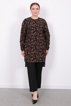 yazlik rahat kalip burumcuk kumas leopar desen ikili takim lastikli pantolon bol kesim tunik 142657.jpg