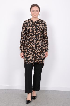 yazlik rahat kalip burumcuk kumas leopar desen ikili takim lastikli pantolon bol kesim tunik 142663.jpg