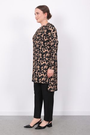 yazlik rahat kalip burumcuk kumas leopar desen ikili takim lastikli pantolon bol kesim tunik 142664.jpg