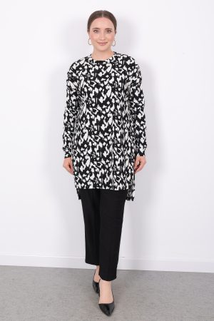 yazlik rahat kalip burumcuk kumas leopar desen ikili takim lastikli pantolon bol kesim tunik 142665.jpg