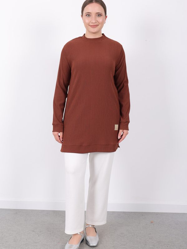 bürümcük kısa armalı spor tunik