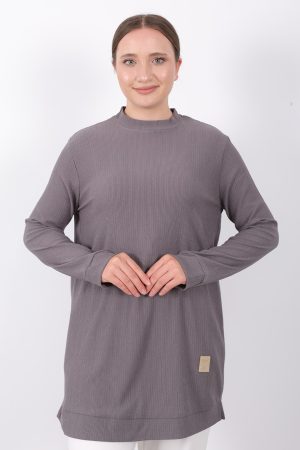 bürümcük kısa armalı spor tunik