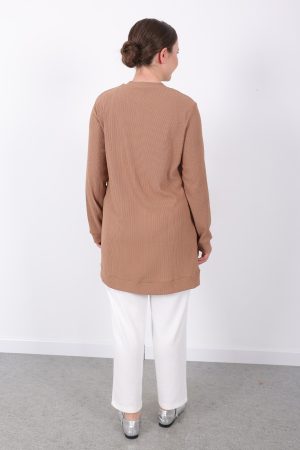 bürümcük kısa armalı spor tunik