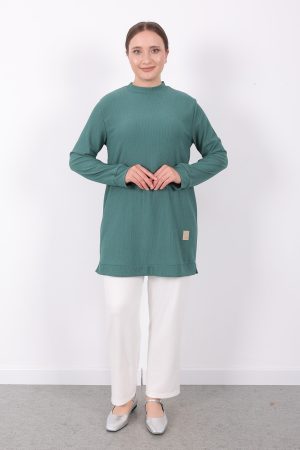 bürümcük kısa armalı spor tunik