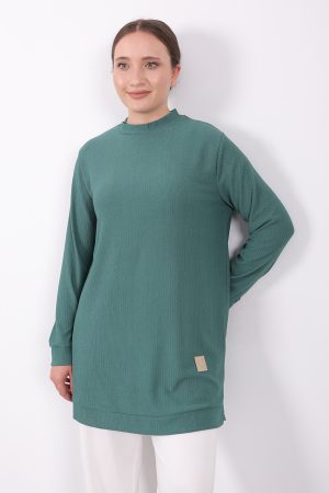 bürümcük kısa armalı spor tunik