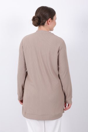 bürümcük kısa armalı spor tunik