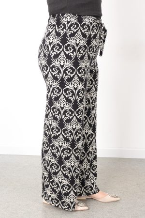 kadin desenli dokumlu viskon beli lastikli palazzo pantolon 143049.jpg