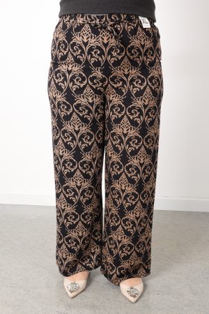 kadin desenli dokumlu viskon beli lastikli palazzo pantolon 143060.jpg