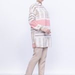 keten Çizgili yazlık kadın gömlek