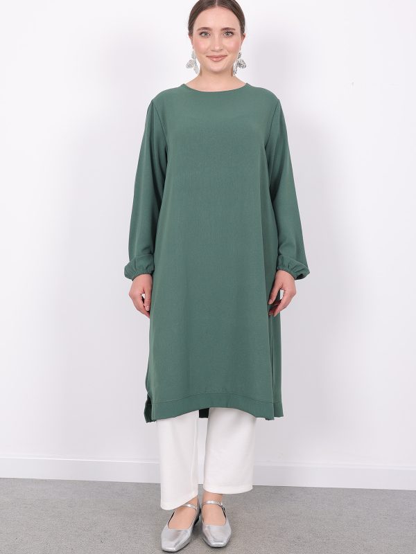 kraş ayrobin uzun spor kadın tunik