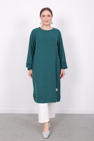 kraş ayrobin uzun spor kadın tunik