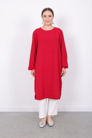 kraş ayrobin uzun spor kadın tunik