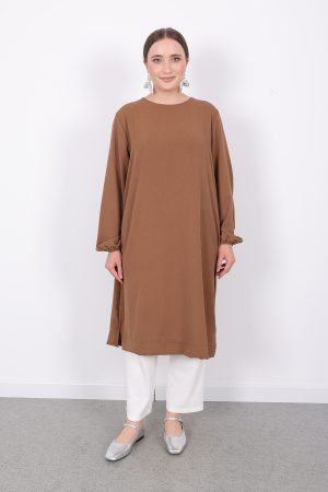 kraş ayrobin uzun spor kadın tunik