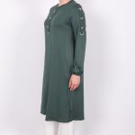 kristal gold fiyonk düğmeli tunik