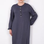 kristal gold fiyonk düğmeli tunik