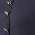 kristal gold fiyonk düğmeli tunik