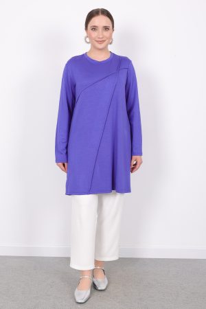 kristal nervür tunik