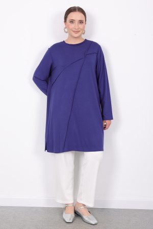 kristal nervür tunik