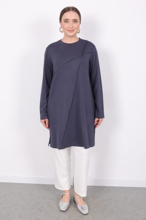 kristal nervür tunik