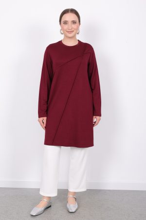 kristal nervür tunik