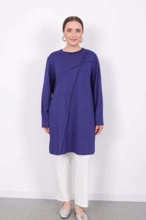 kristal nervür tunik