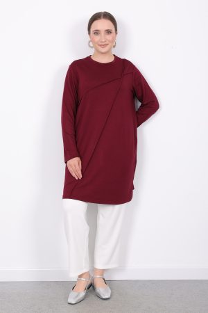 kristal nervür tunik